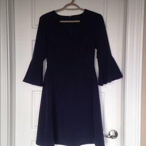 COPY - NEW w/tag Banana Republic navy dress w bell sleeve